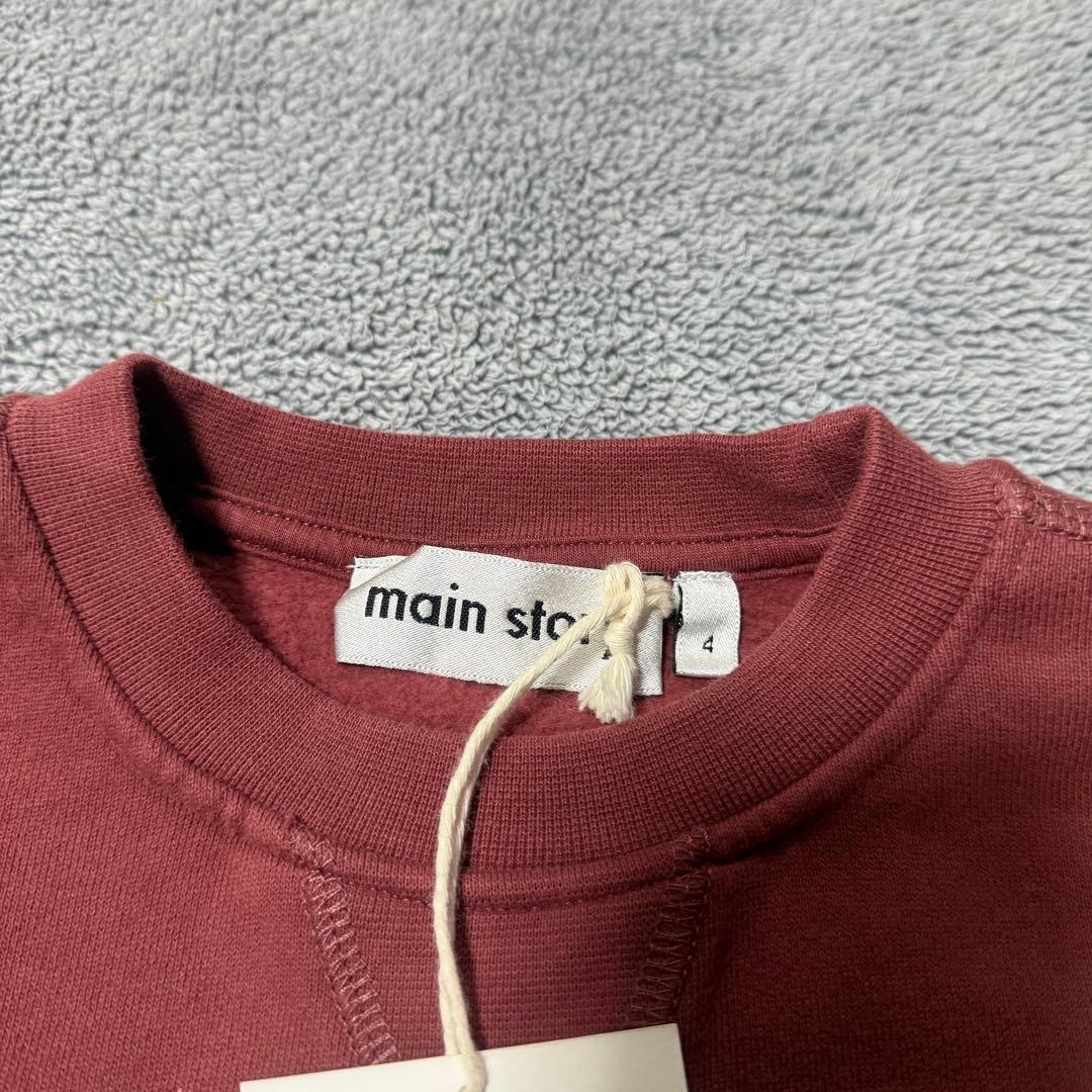 【新品未使用】mainstory AW25 トレーナー 4y