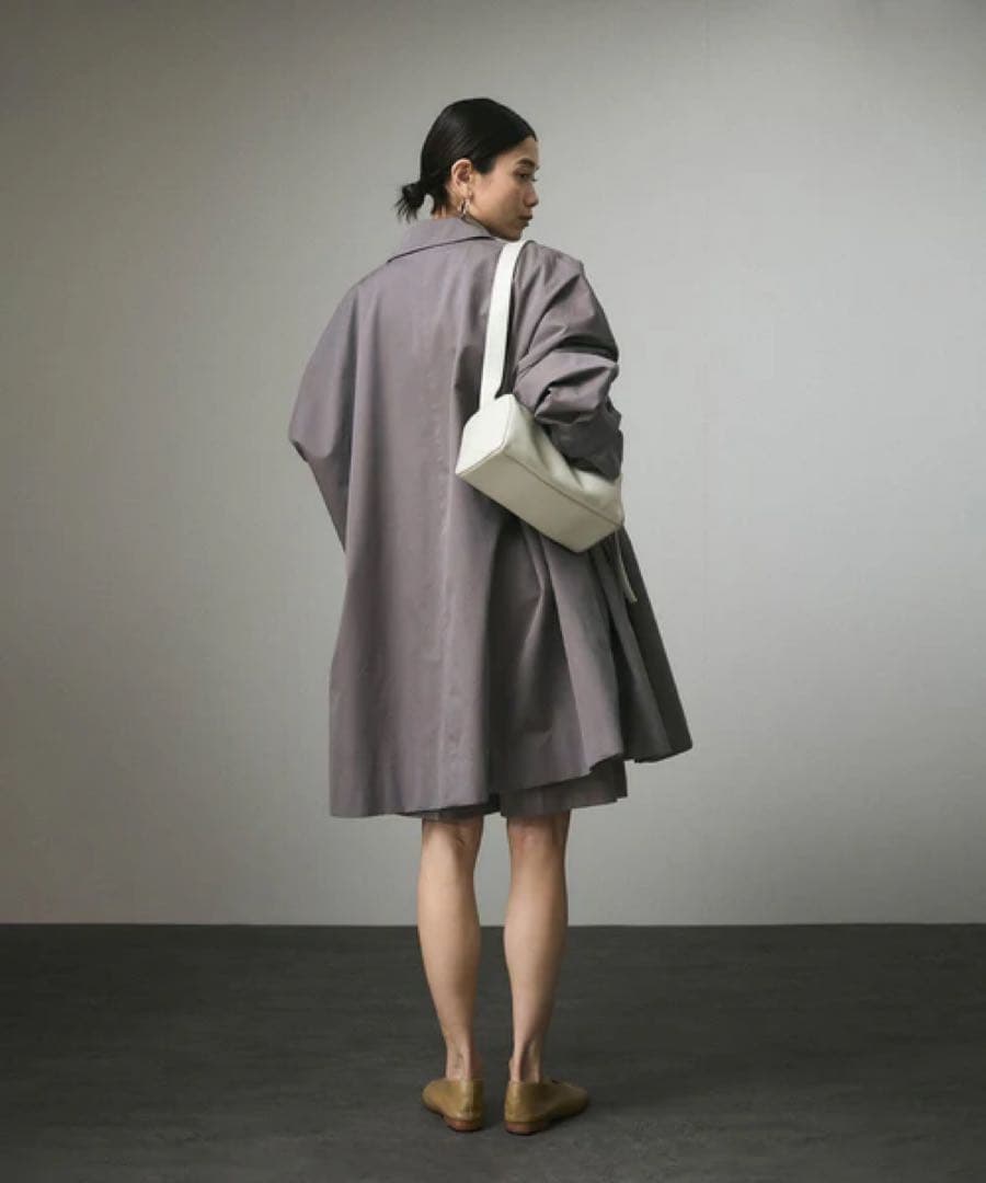 salon adam et rope /テントラインステンカラートレンチコート