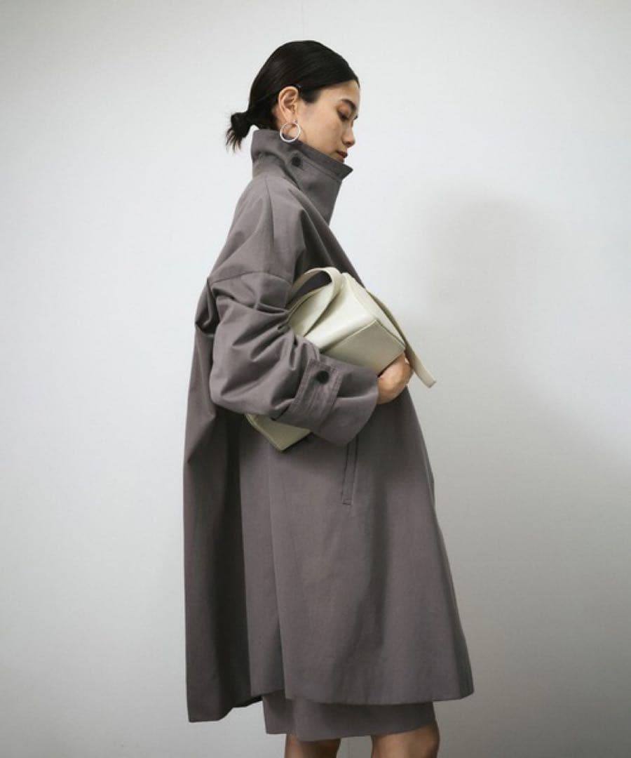 salon adam et rope /テントラインステンカラートレンチコート