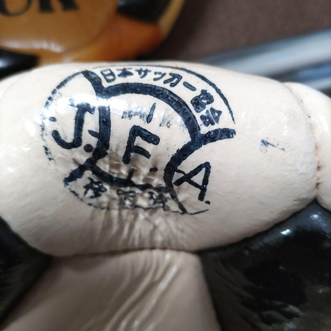 昭和レトロヴィンテージ品　ピ−コックサッカーボール　JFA５号公認球