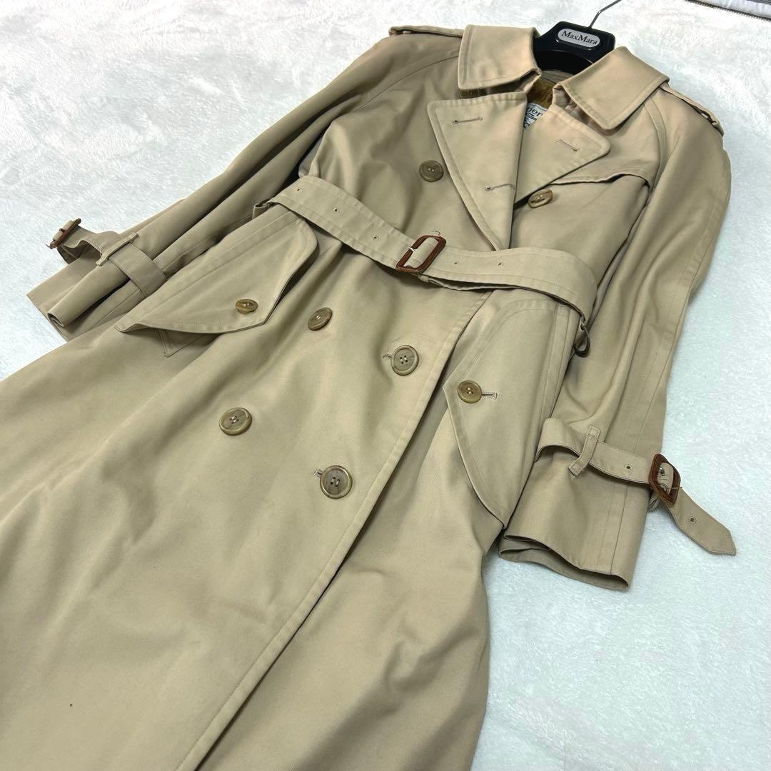 良品✨バーバリー✨ロング丈　ベルト　ライナー付き　ダブル　ロングトレンチコート