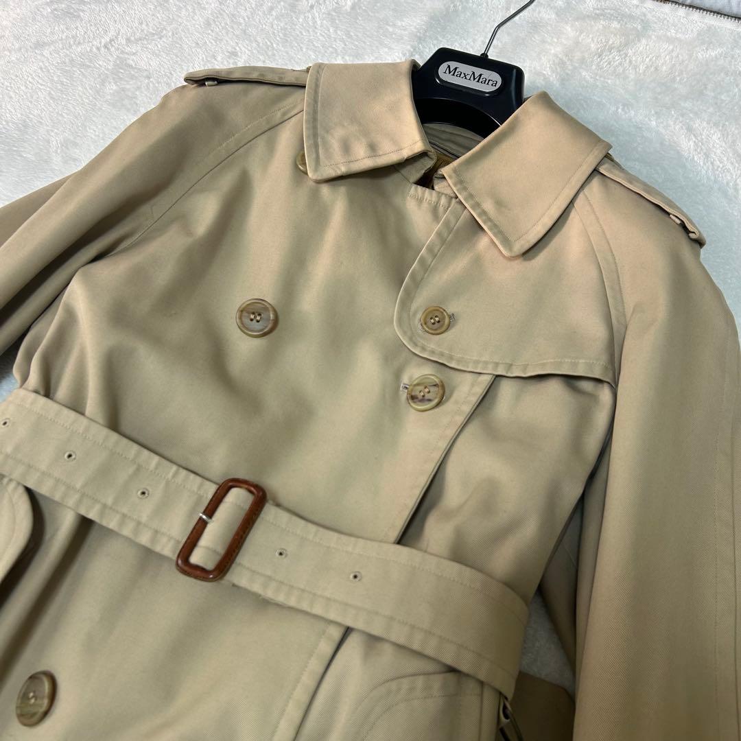 良品✨バーバリー✨ロング丈　ベルト　ライナー付き　ダブル　ロングトレンチコート