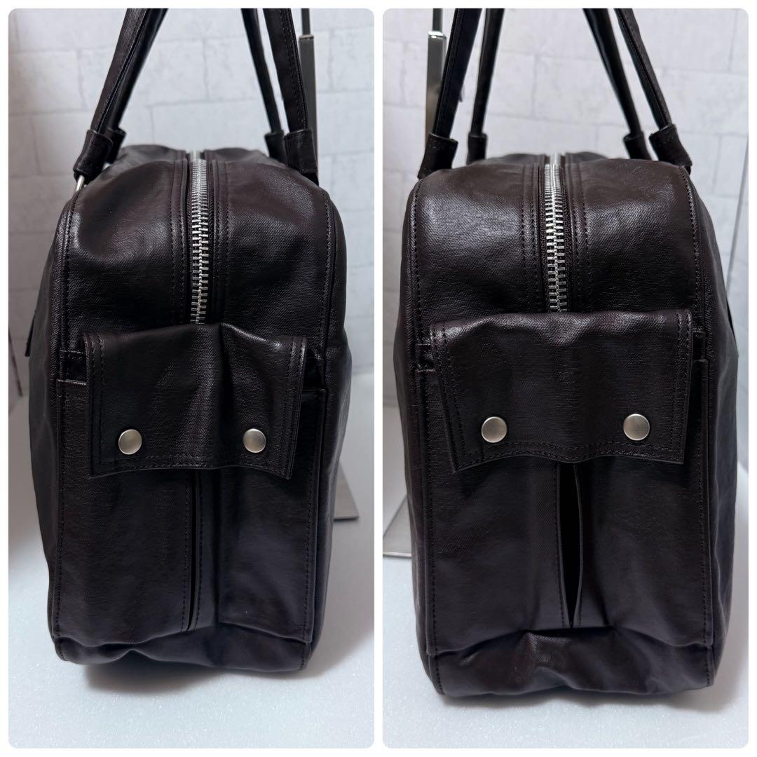 新品同様 完売品 ポーター フリースタイル ボストンバッグ ブラウン