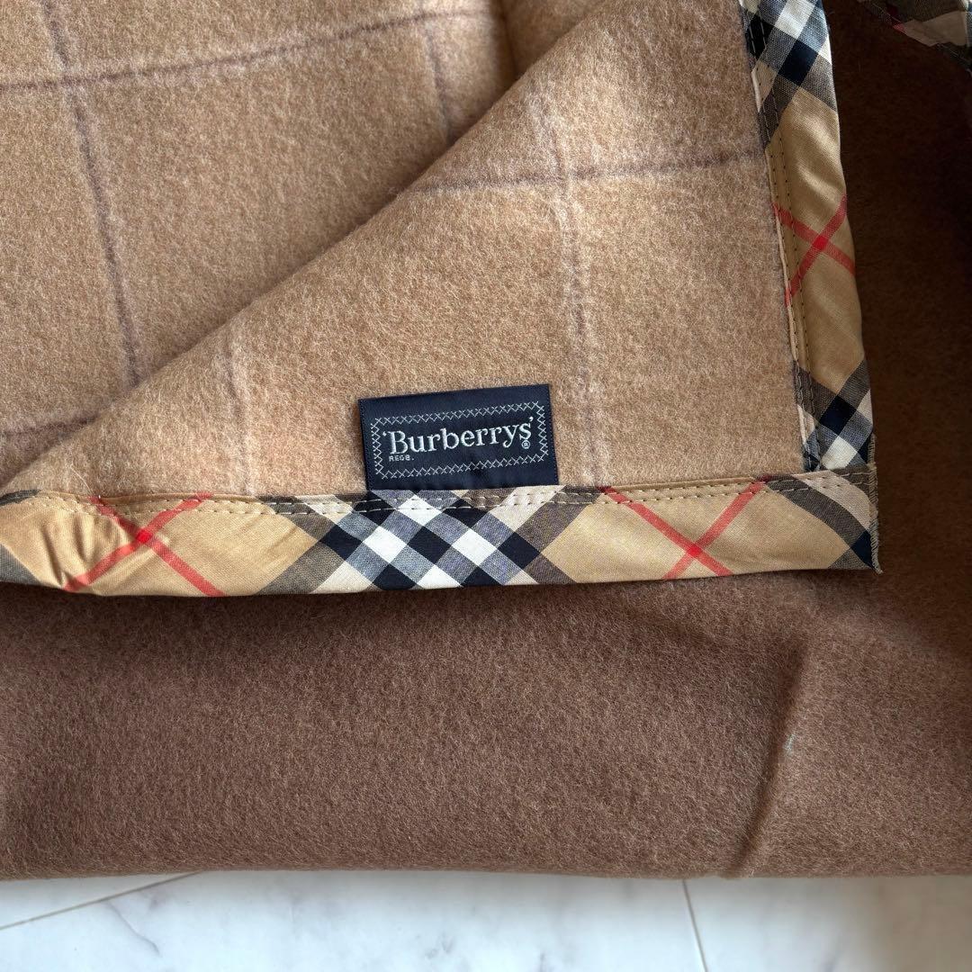【新品】BURBERRY バーバリー 東京西川毛布 ウール100％　ノバチェック
