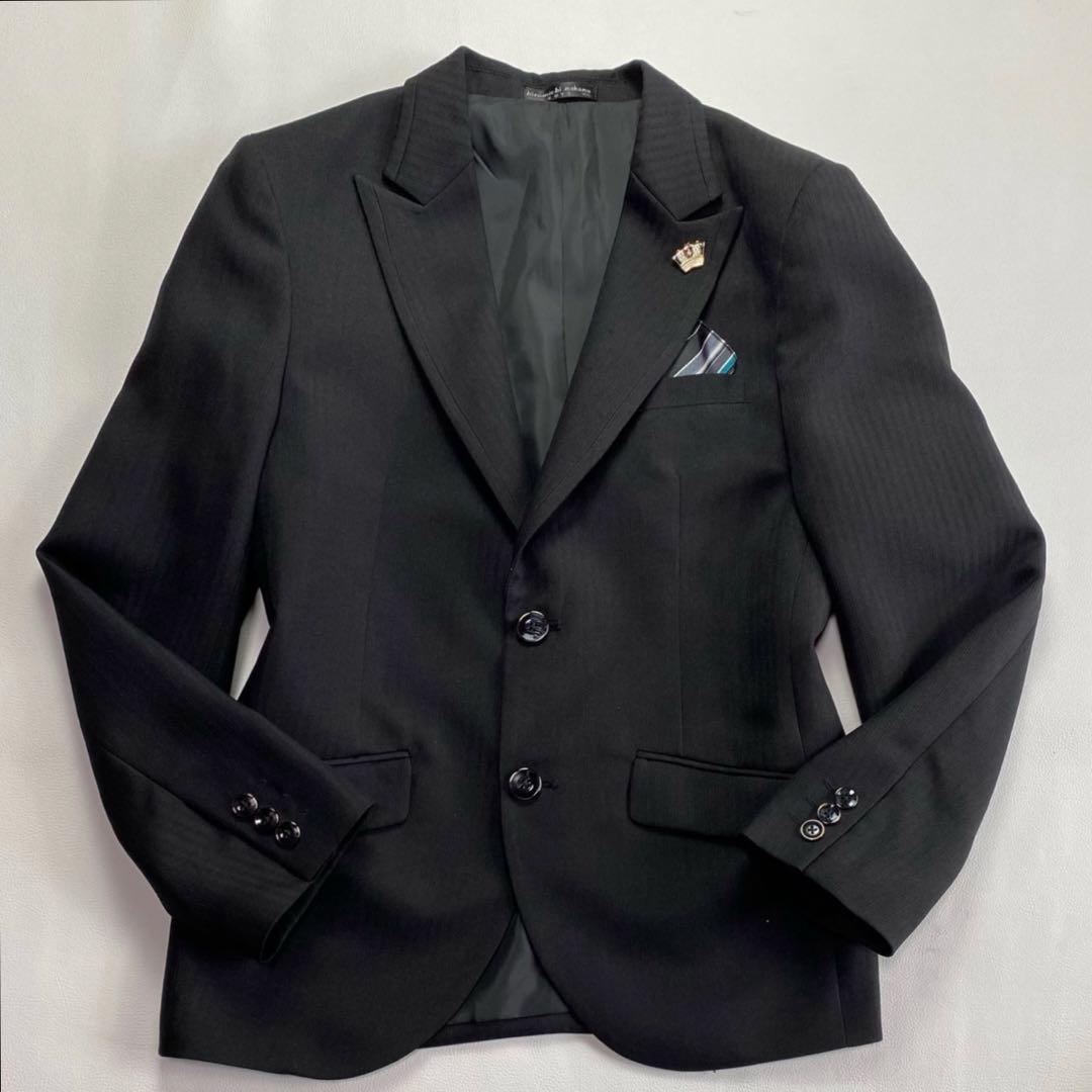 美品✨ヒロミチナカノ　フォーマルセットアップスーツ6点 160 卒業式　ブラック