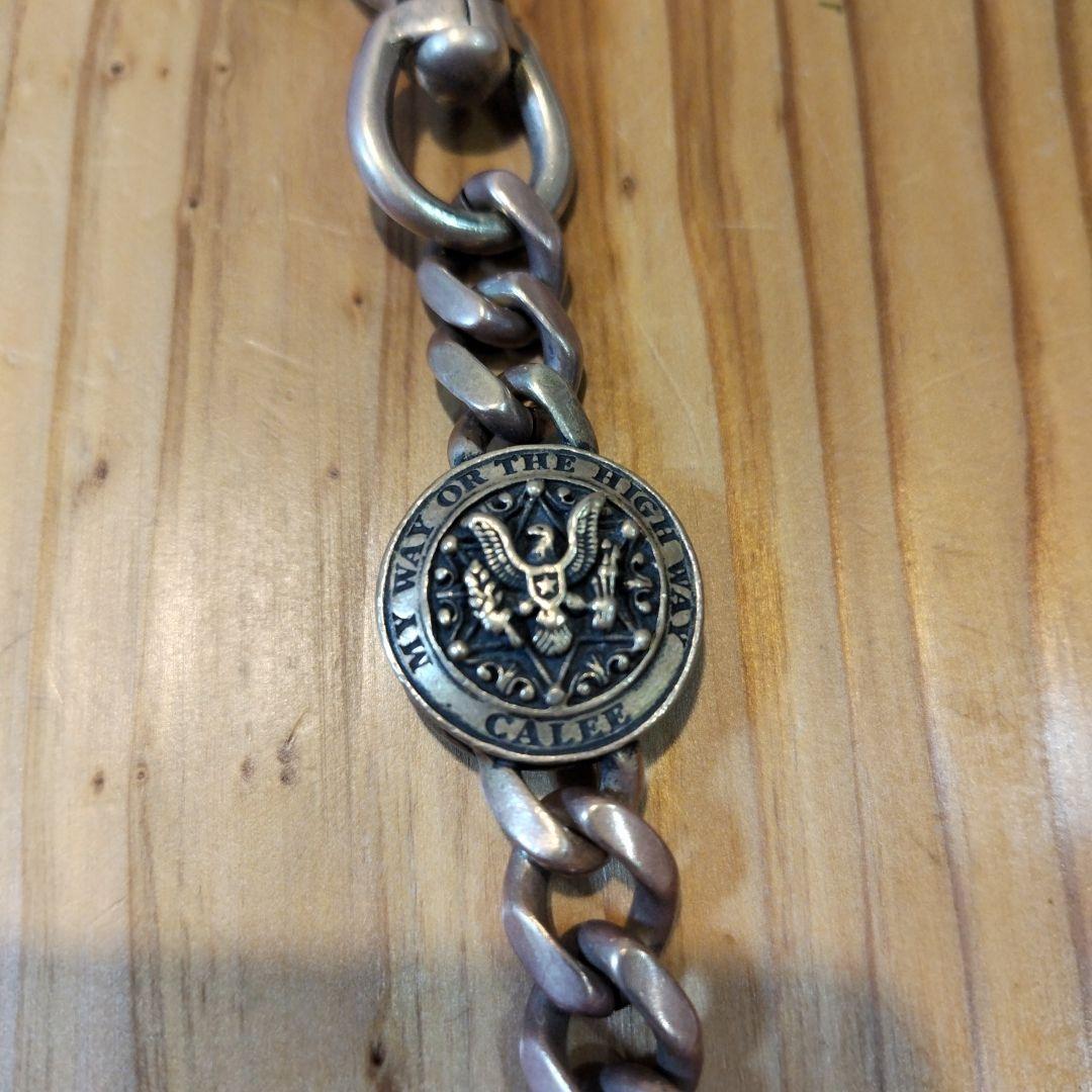 CALEE☆キャリー　ウォレットチェーン　ブラス