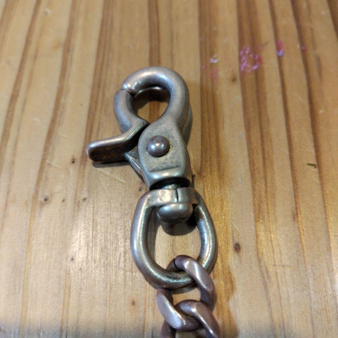 CALEE☆キャリー　ウォレットチェーン　ブラス