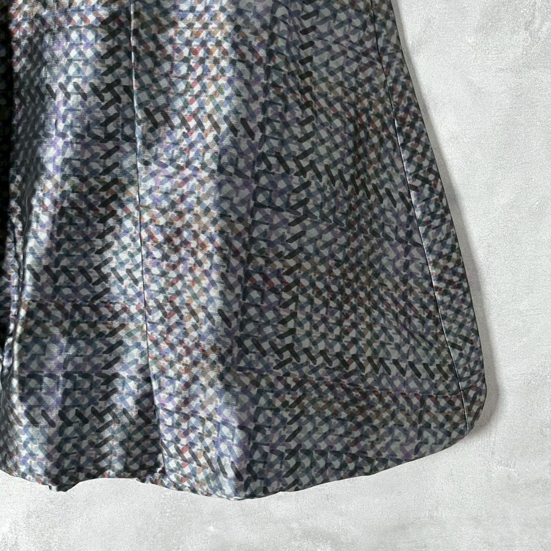 EMPORIO ARMANI イタリア製 光沢 デザイン スカート N1215