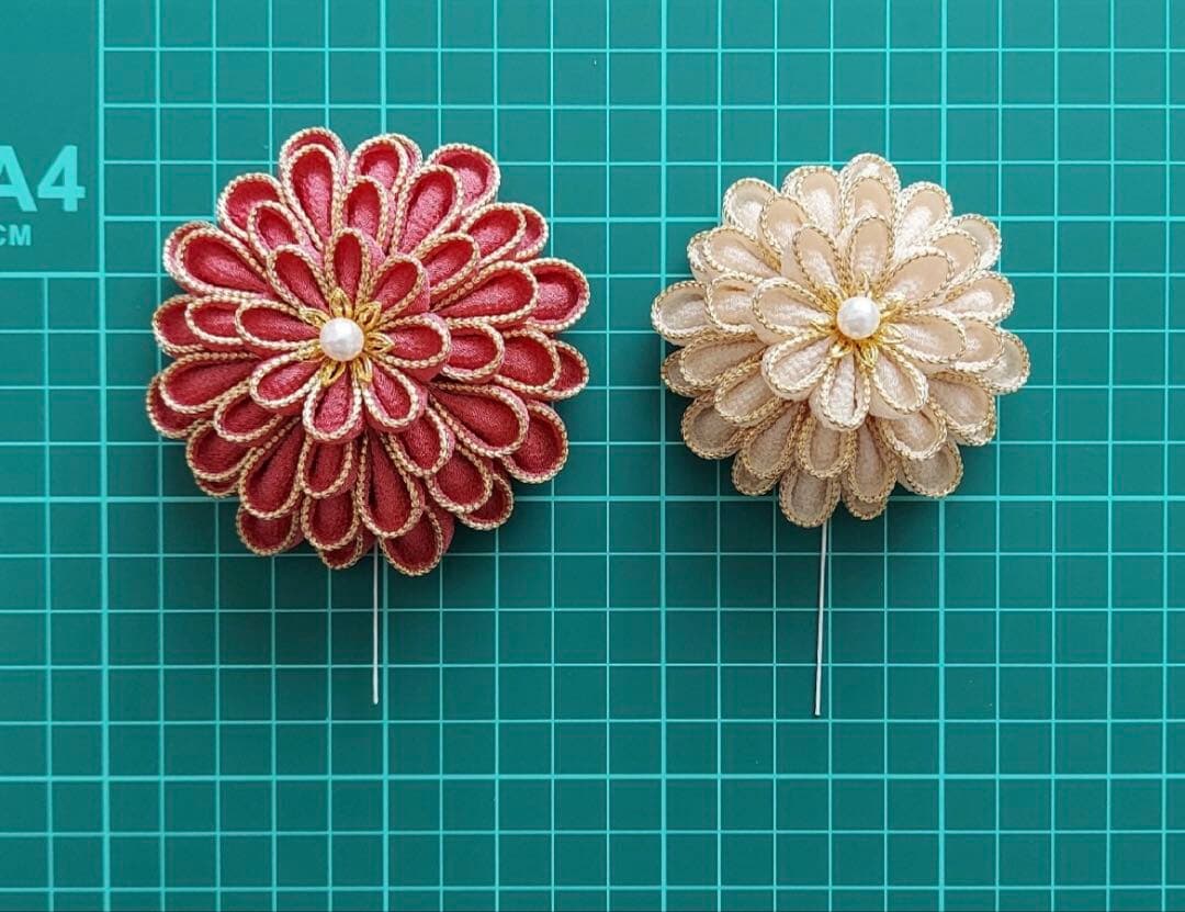 つまみ細工髪飾り つまみ細工 髪飾り 和装髪飾り 成人式 結婚式 卒業式 七五三