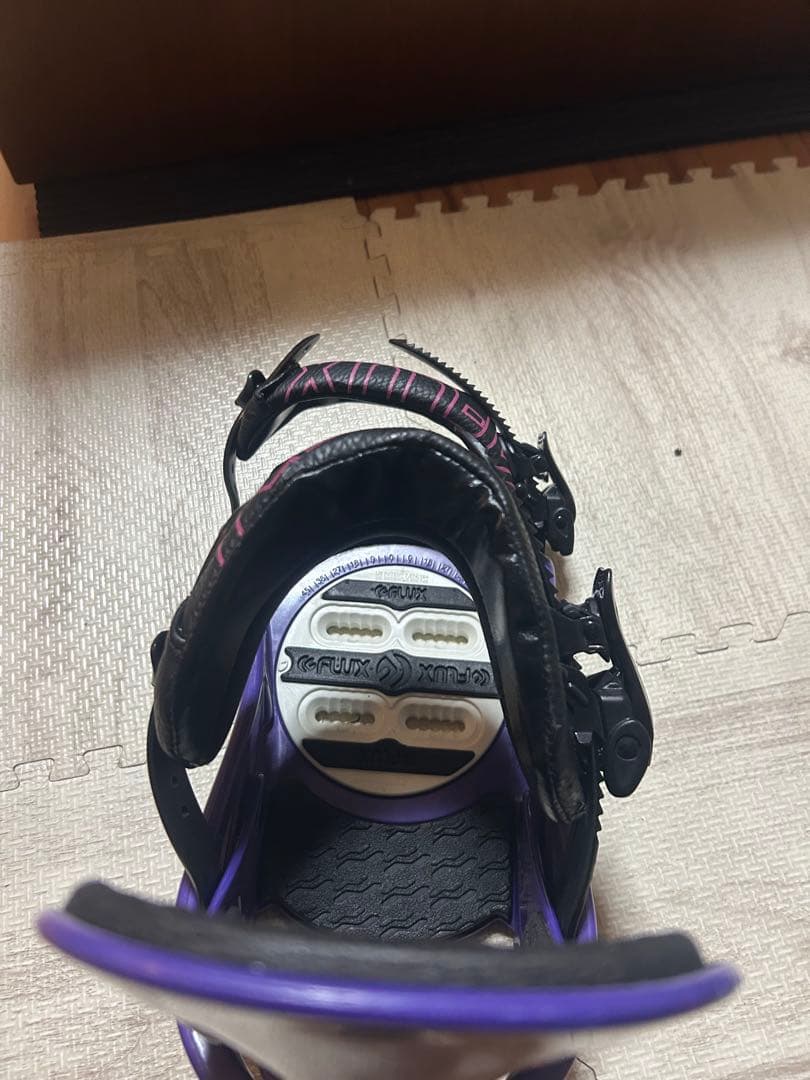 FLUX スノーボード ビンディング 紫　M