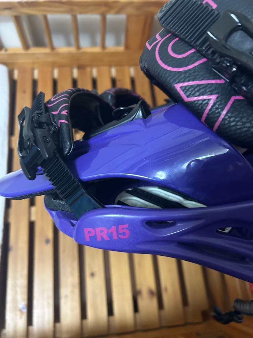 FLUX スノーボード ビンディング 紫　M