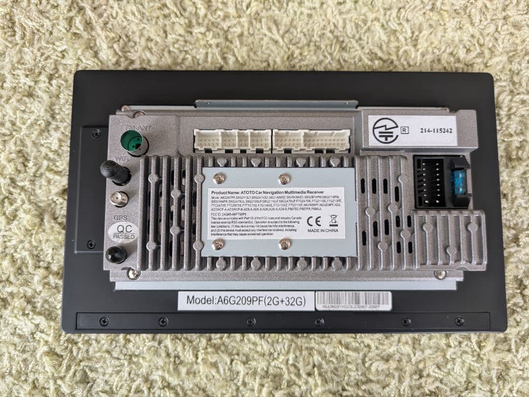 ATOTO A6G209PF Androidナビ 9インチ