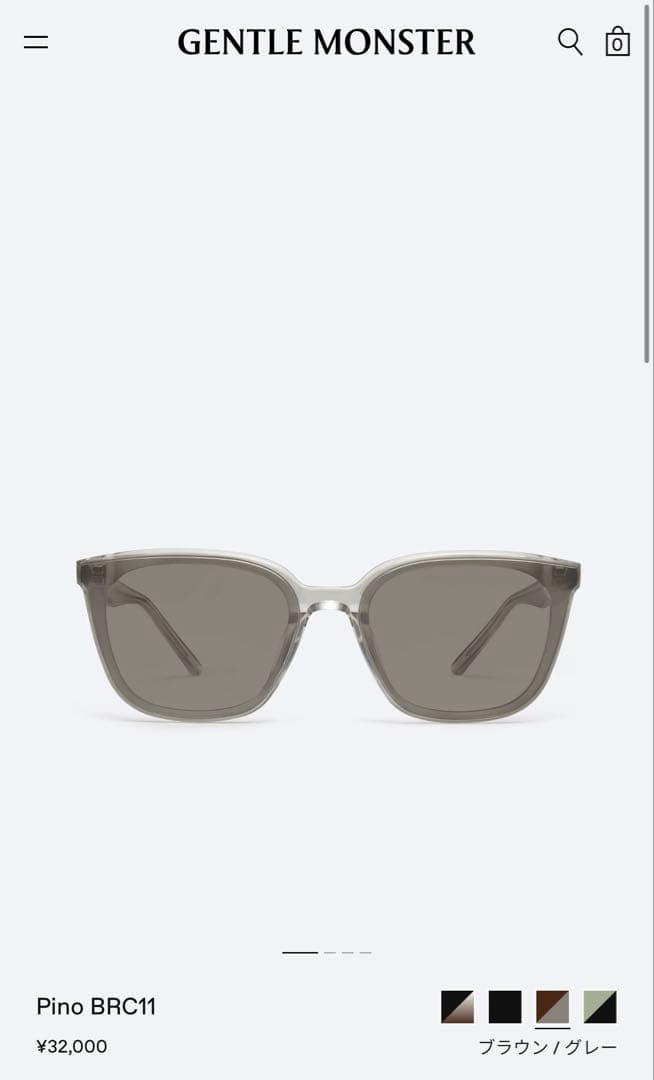 GENTLE MONSTER サングラス Pino BRC11