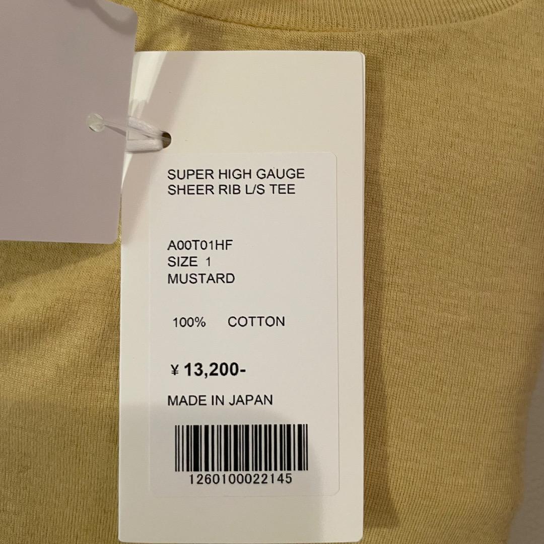 AURALEE カットソー　size 1