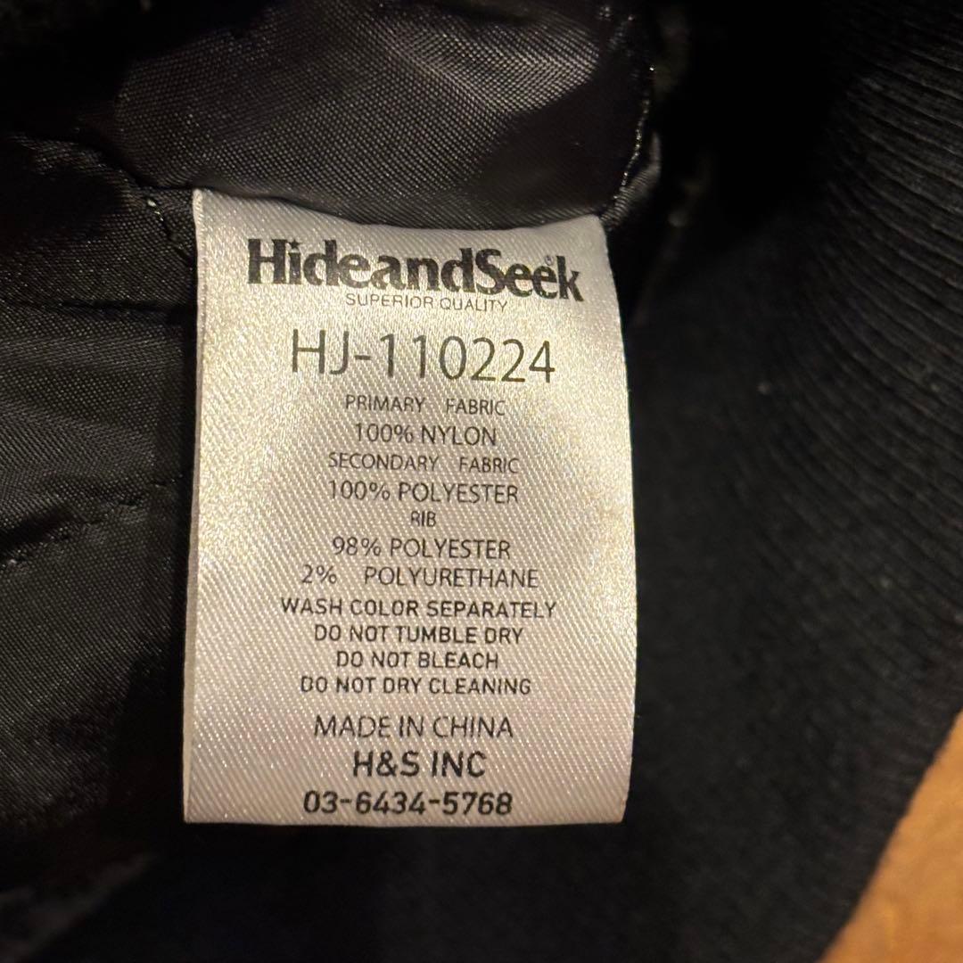 24AW HIDE AND SEEK ナイロンスタジャン HJ-110224
