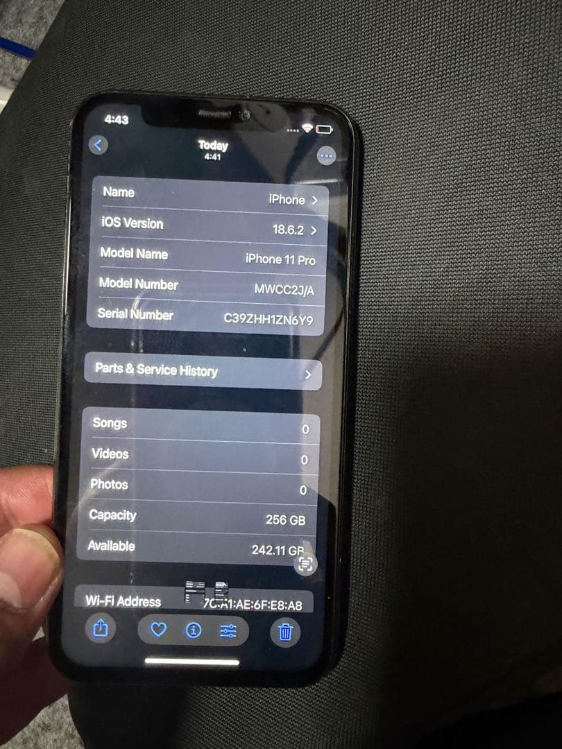 スマートフォン本体 iphone 11 pro 256Gb