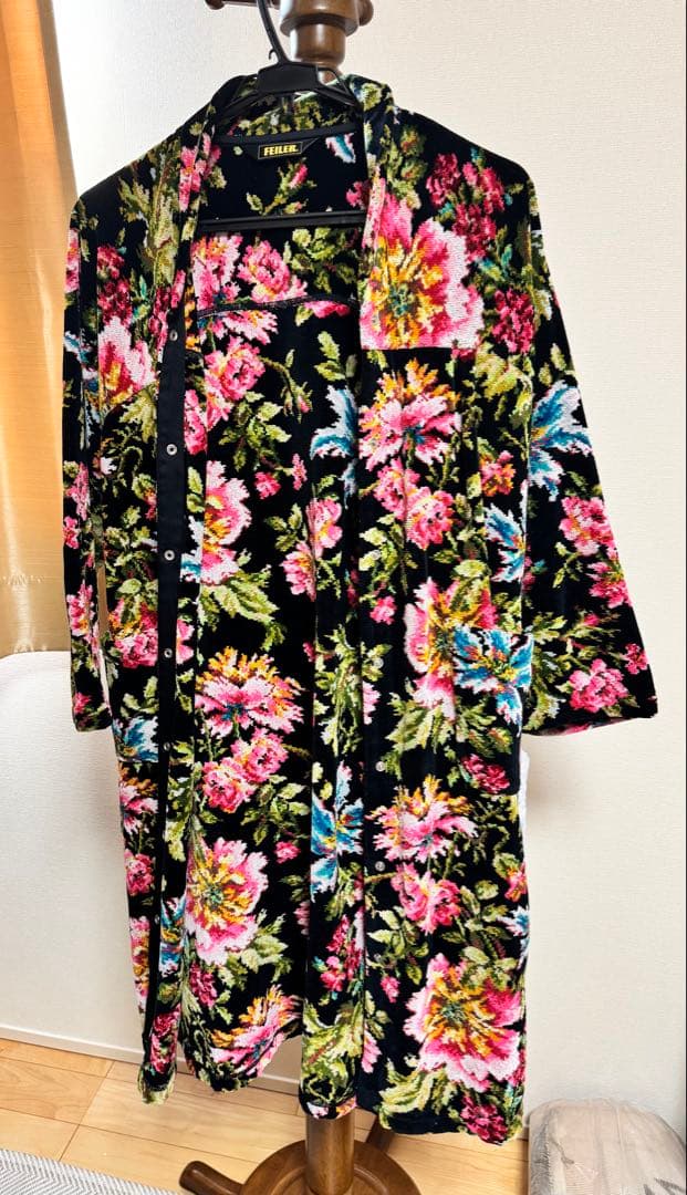 【新品未使用】FEILER シュニール織　ロングコート