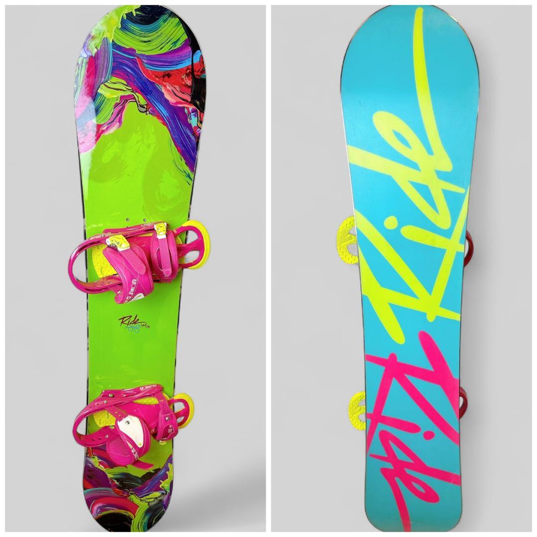 【美品】RIDE BURTON レディース スノーボード 144cm 3点セット