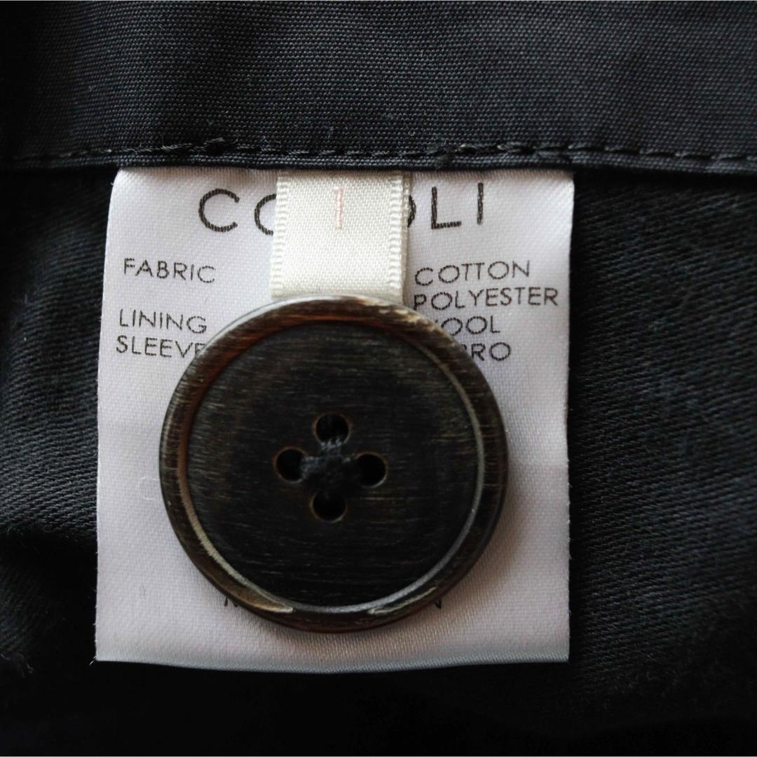 5428【美品】COMOLI　マッキノウコート　ダブルブレスト ネイビー　S