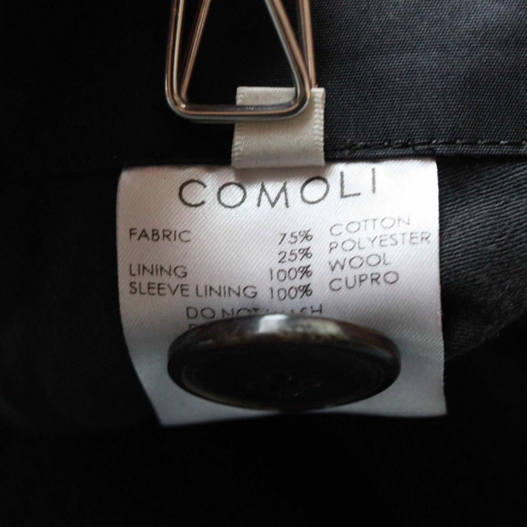 5428【美品】COMOLI　マッキノウコート　ダブルブレスト ネイビー　S