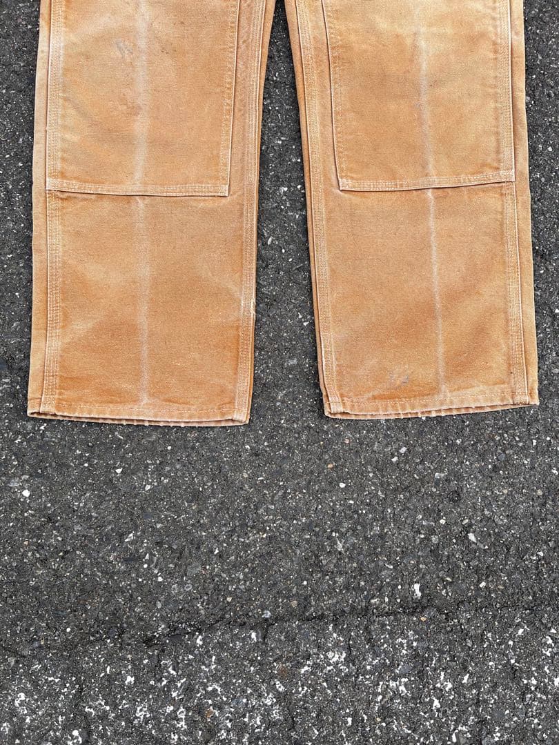 USA製 カーハートダブルニーペインターパンツ　ブラウン