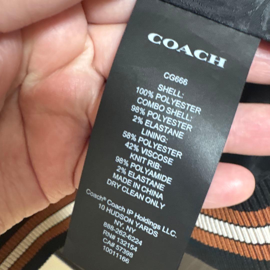 【GW限定価格】COACH スタジャン CG666ブラウン/ホワイト