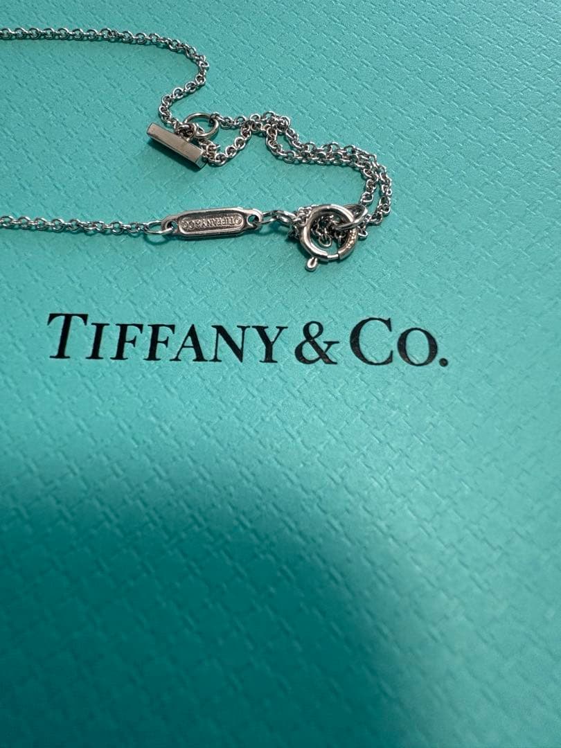 早い者勝ち✨️ティファニー Tスマイルネックレス K18ホワイトゴールド