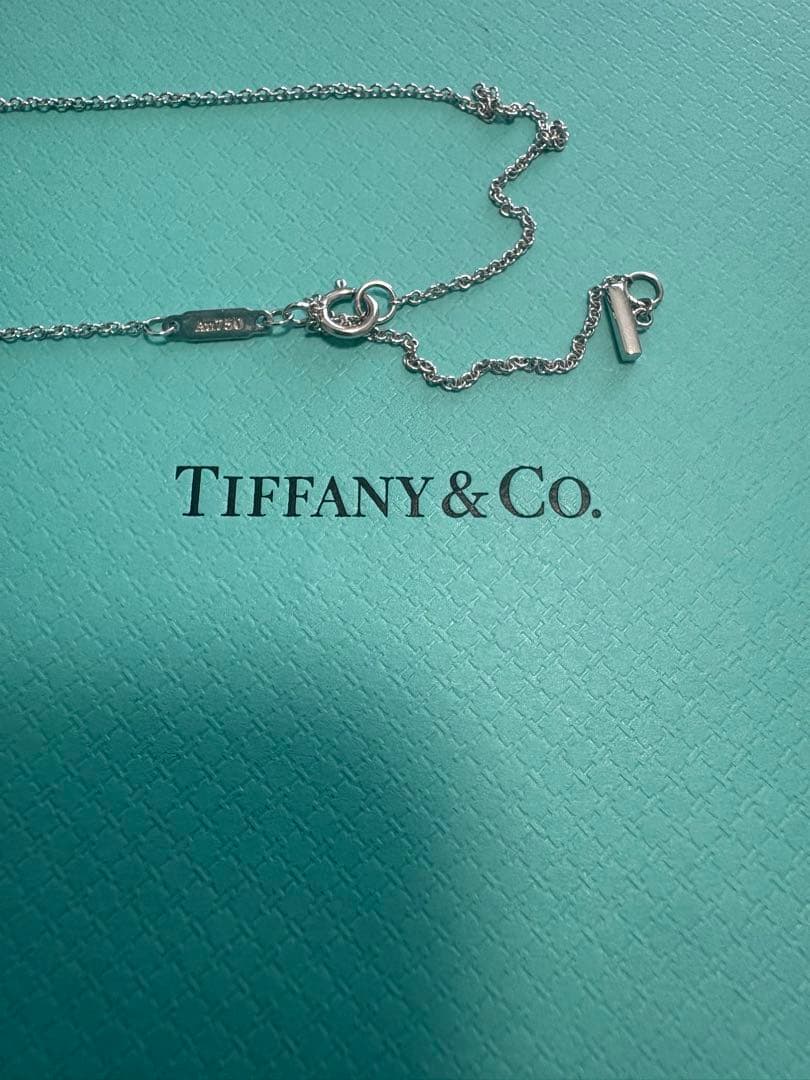 早い者勝ち✨️ティファニー Tスマイルネックレス K18ホワイトゴールド