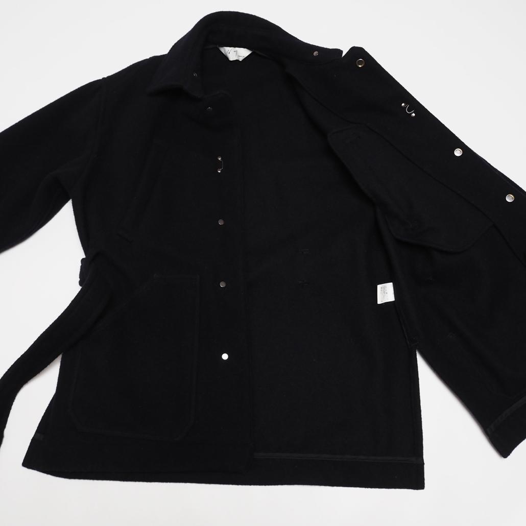 ジャケット・アウター ANCELLM MELTON HALF LENGTH JACKET/NAVY 1