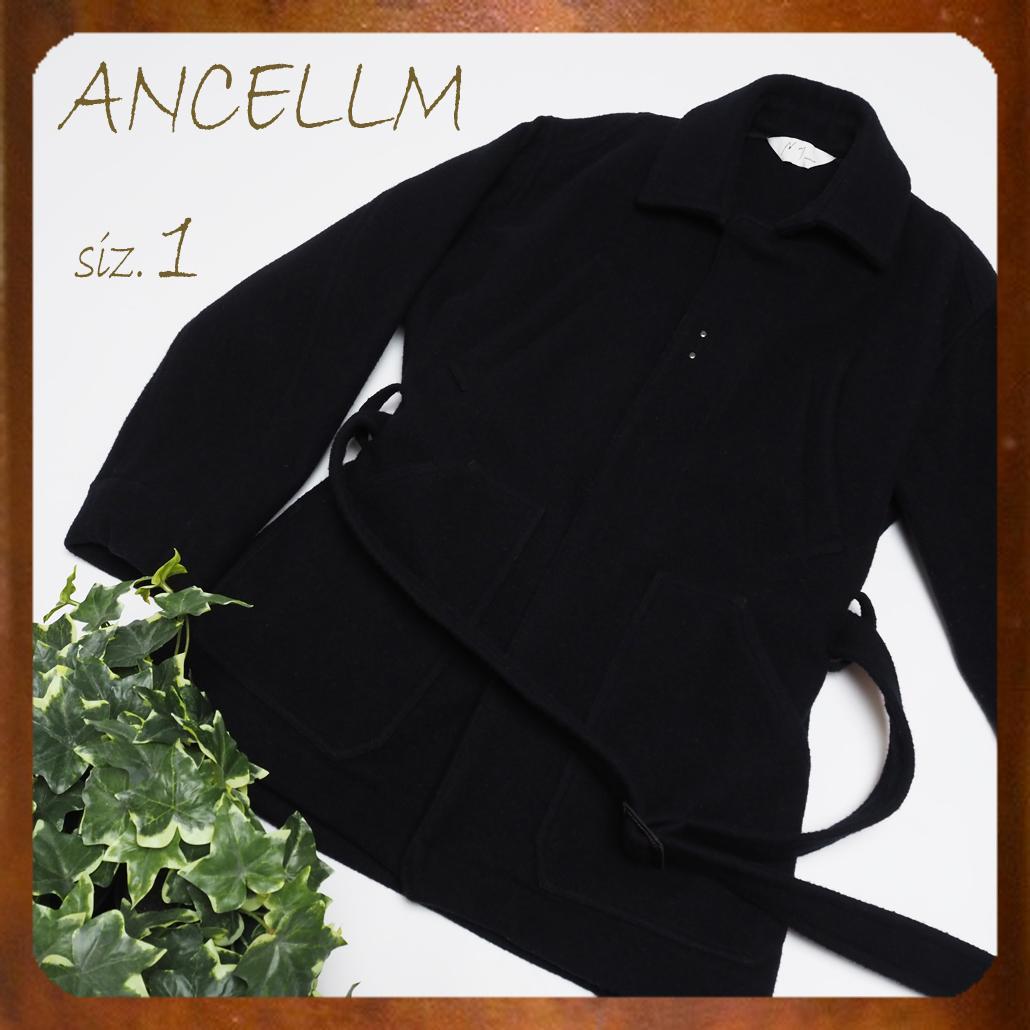 ジャケット・アウター ANCELLM MELTON HALF LENGTH JACKET/NAVY 1