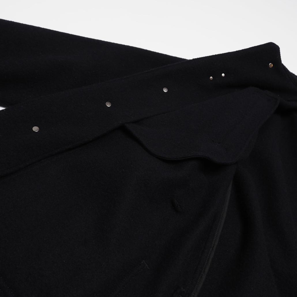 ジャケット・アウター ANCELLM MELTON HALF LENGTH JACKET/NAVY 1