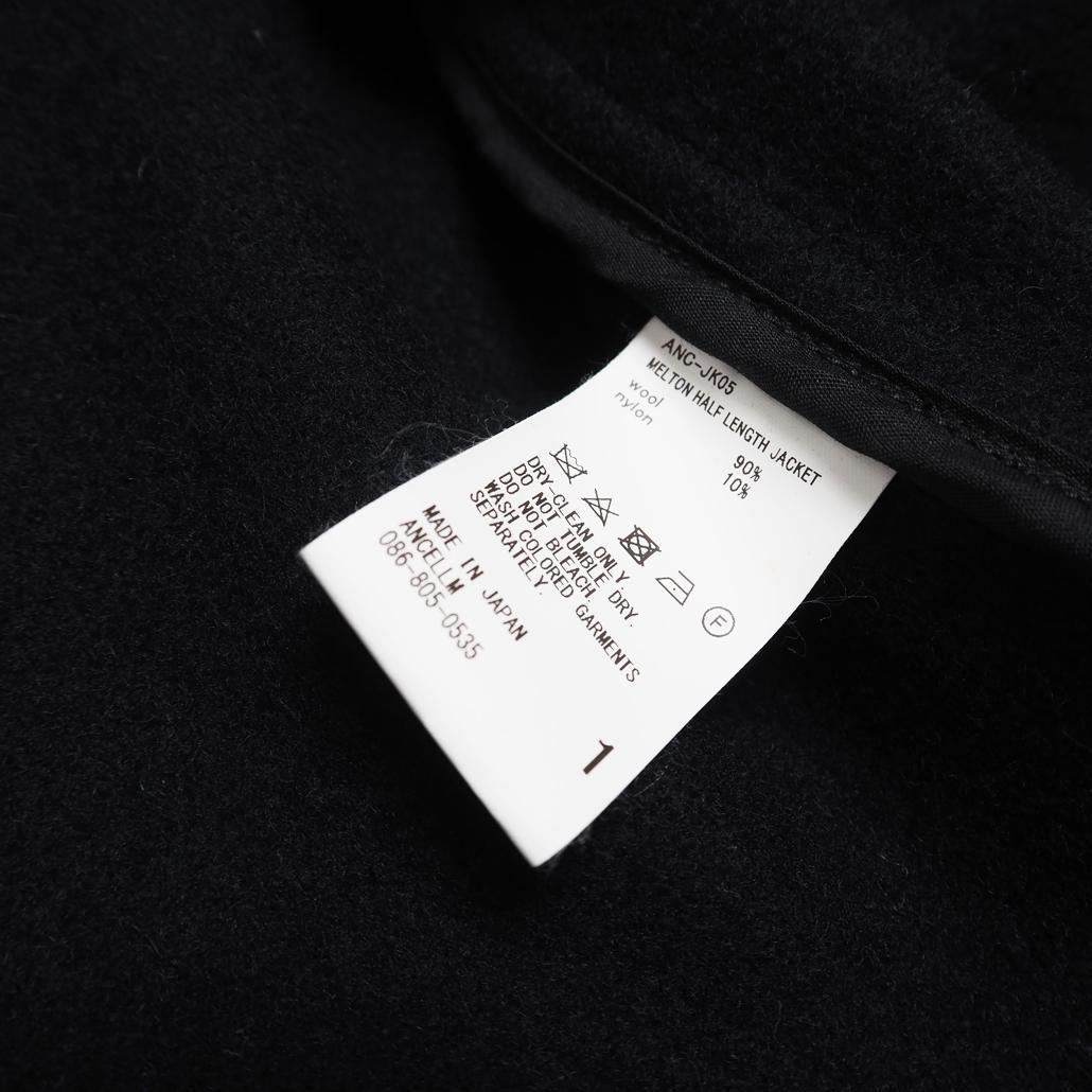 ジャケット・アウター ANCELLM MELTON HALF LENGTH JACKET/NAVY 1