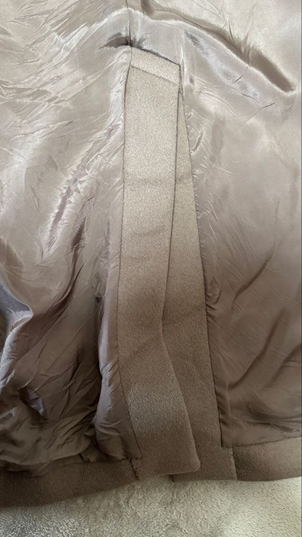 ABYTS ブラウン チェスターコート