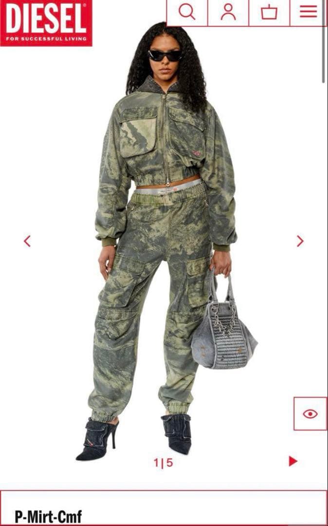 DIESEL カーゴパンツ　36