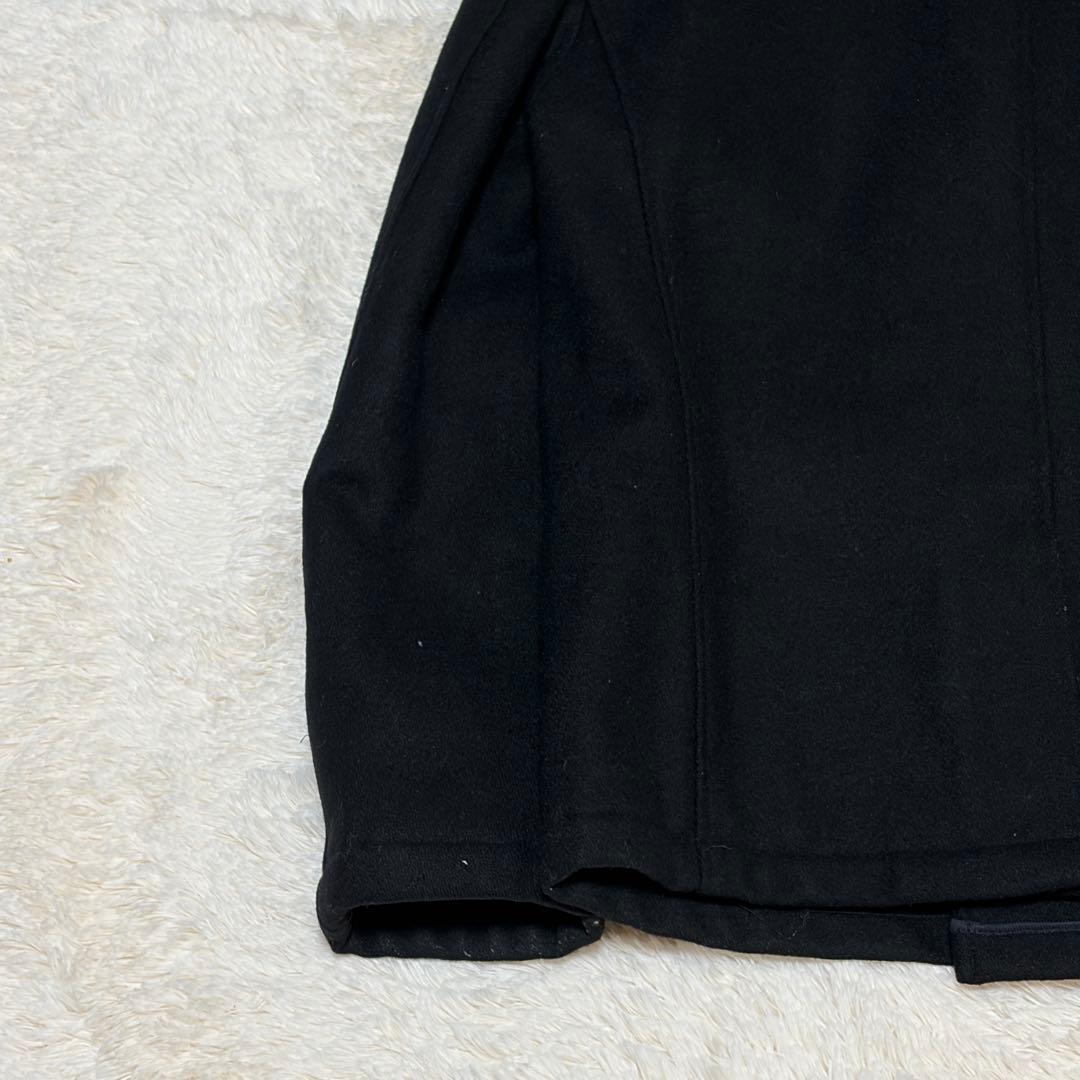 クライミー　メルトンピーコート　ロゴワッペン　レザー切替　スカル　牛革　ファラオ