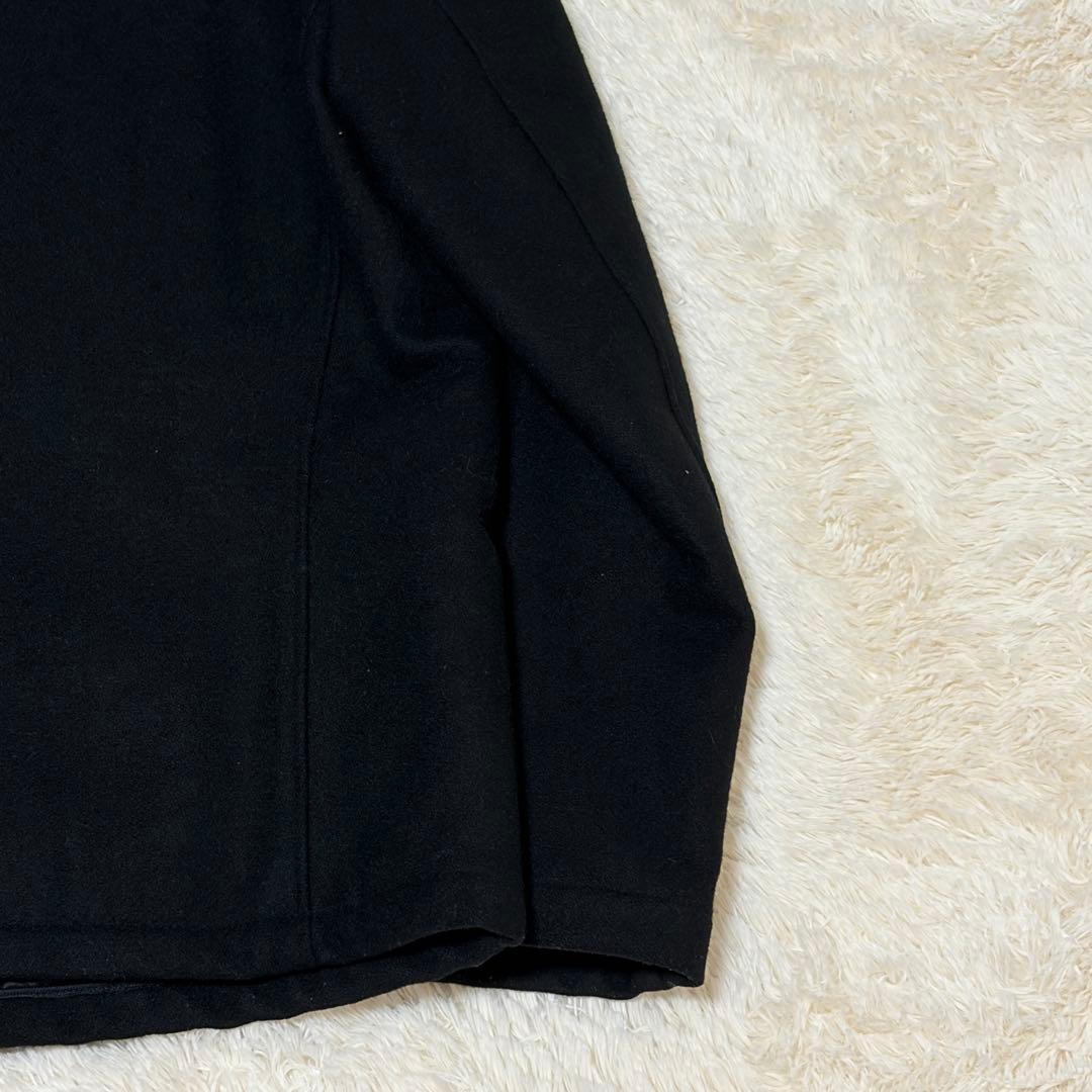 クライミー　メルトンピーコート　ロゴワッペン　レザー切替　スカル　牛革　ファラオ