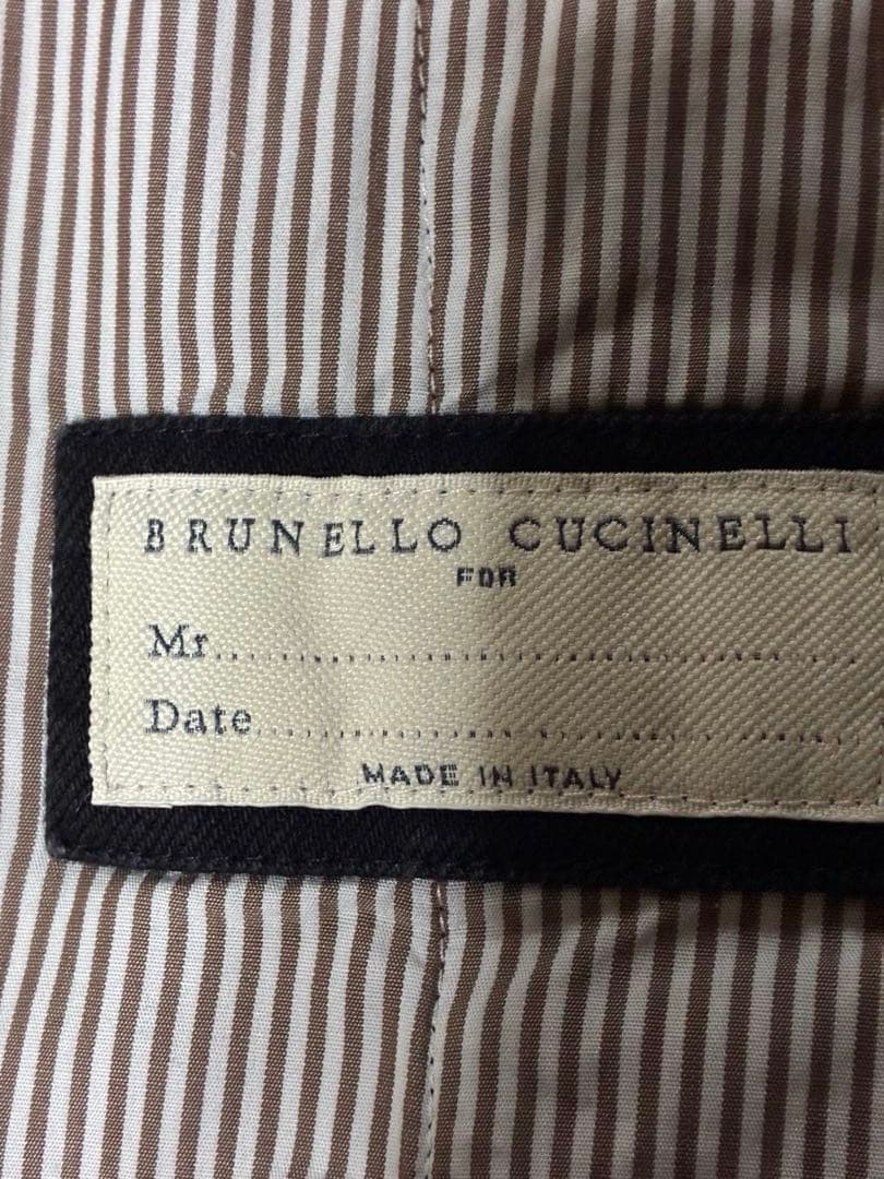 BRUNELLO CUCINELLI デニムジャケットブラック　【サイズ】46