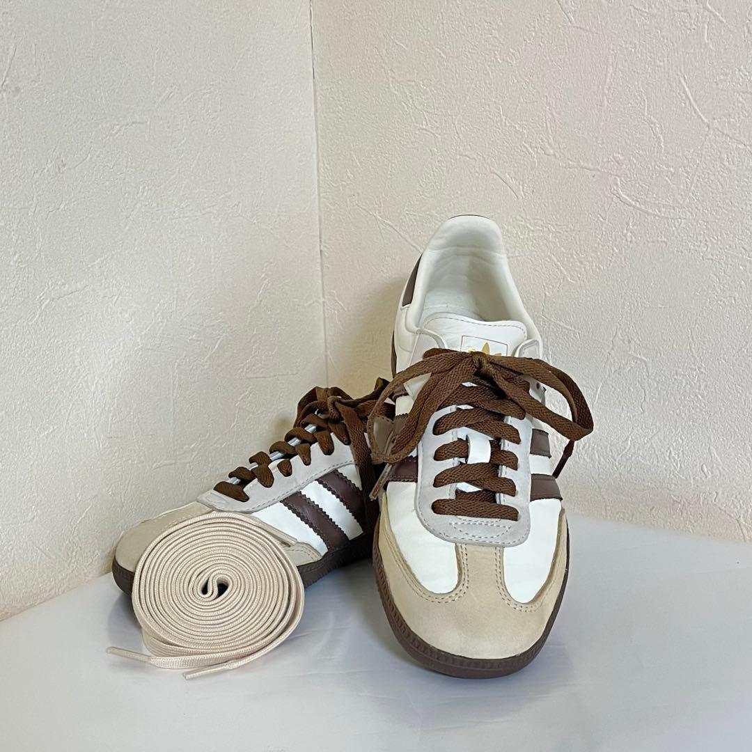 ☆美品☆adidas SANBA JR8842レディース23cm