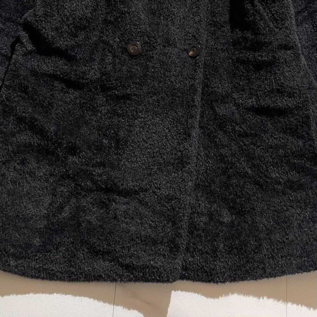 【美品】マックスマーラ フーデッドロングコート アルパカ 白タグ Lサイズ