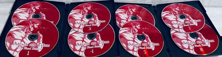 進撃の巨人　Final Season ファイナル　前半全８巻　DVD 全巻