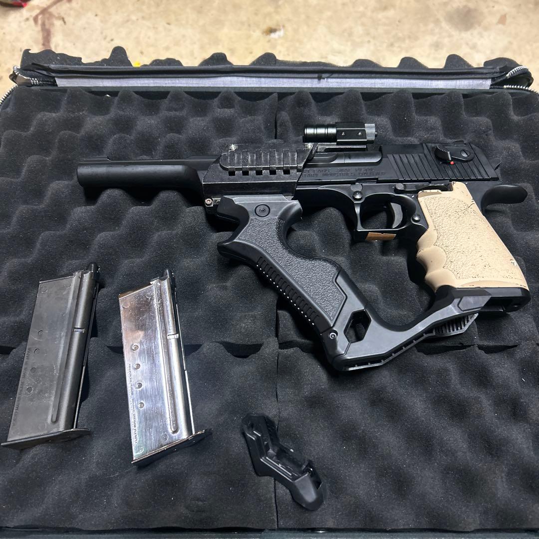 け*パ様 東京マルイ ガスガン レール付き　デザートイーグル　50AE 10イン