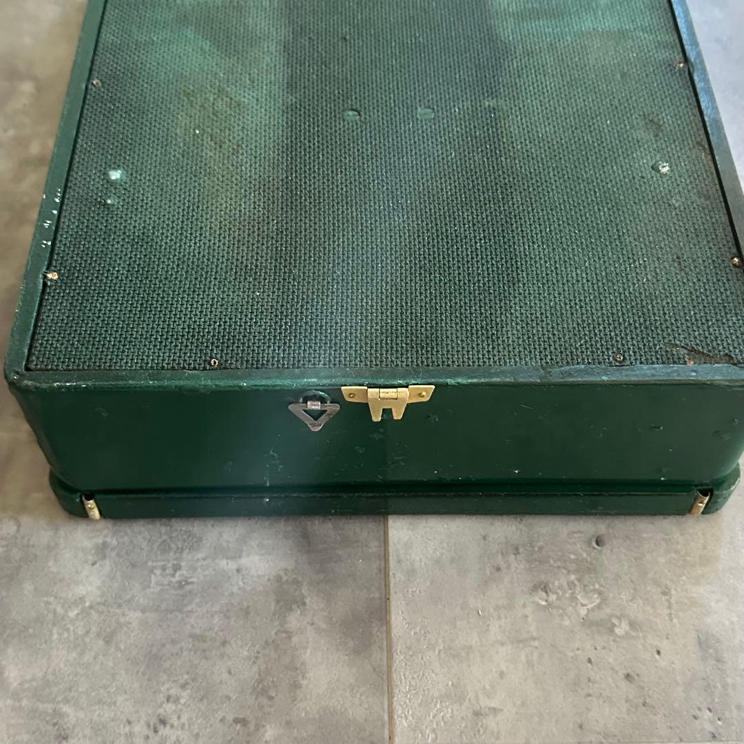 り*ー様 昭和レトロ ナショナル バッテリークロック 振り子時計 グリーン