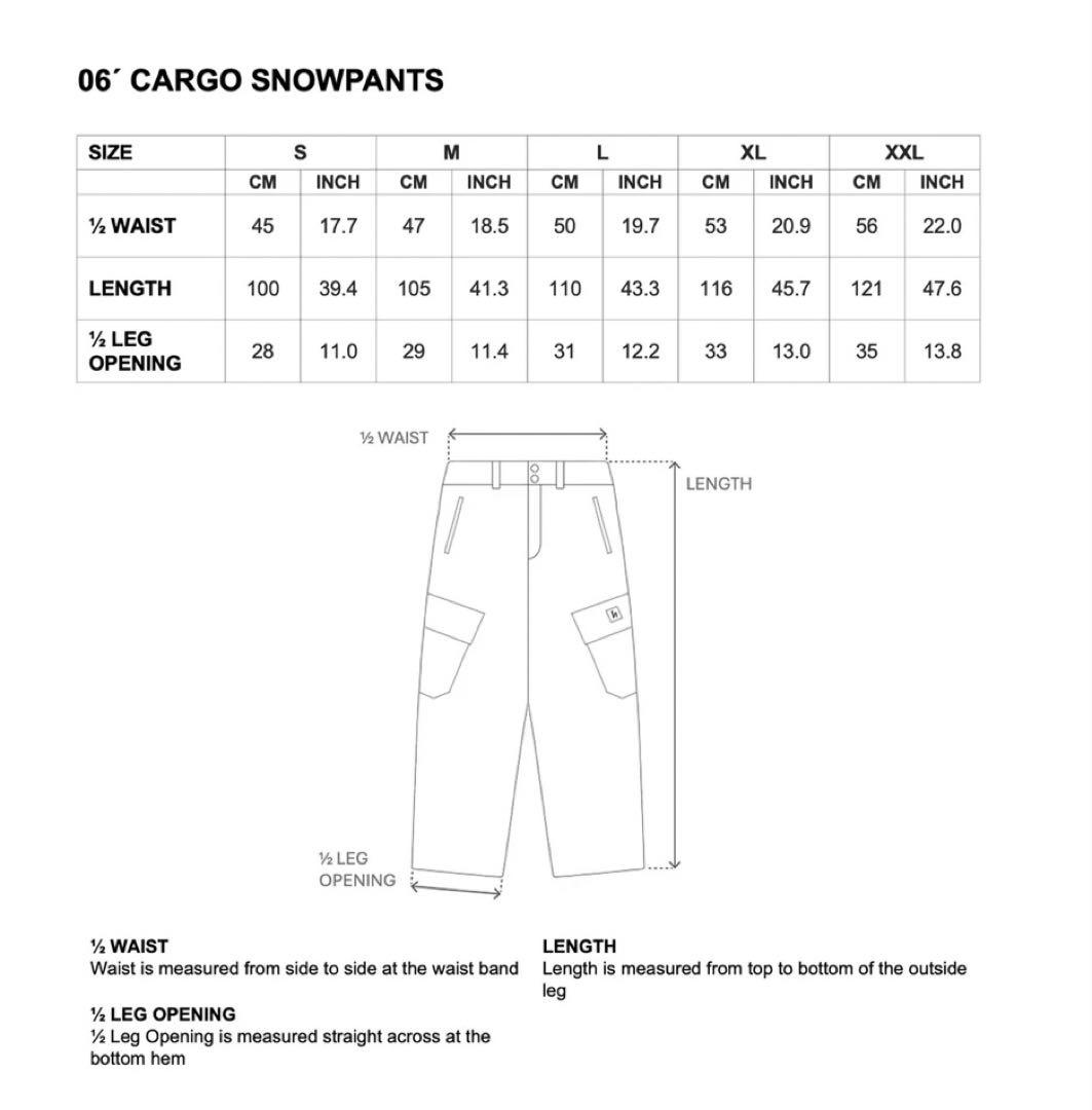 Harlaut Apparel ヘンリックハーロゥ　カーゴスノーパンツ