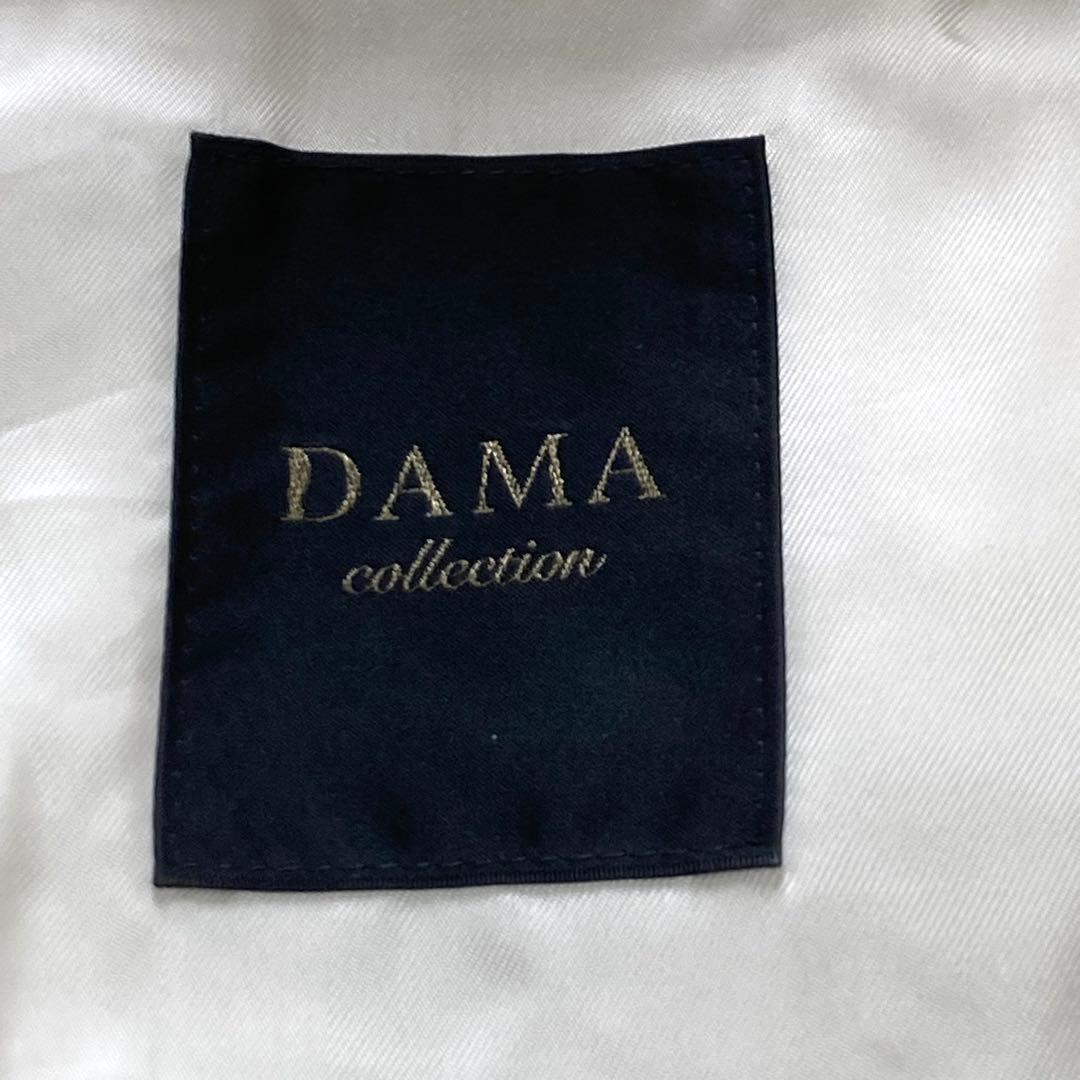 DAMA collection ミックスツイードダウンベスト　マリアケント　LL