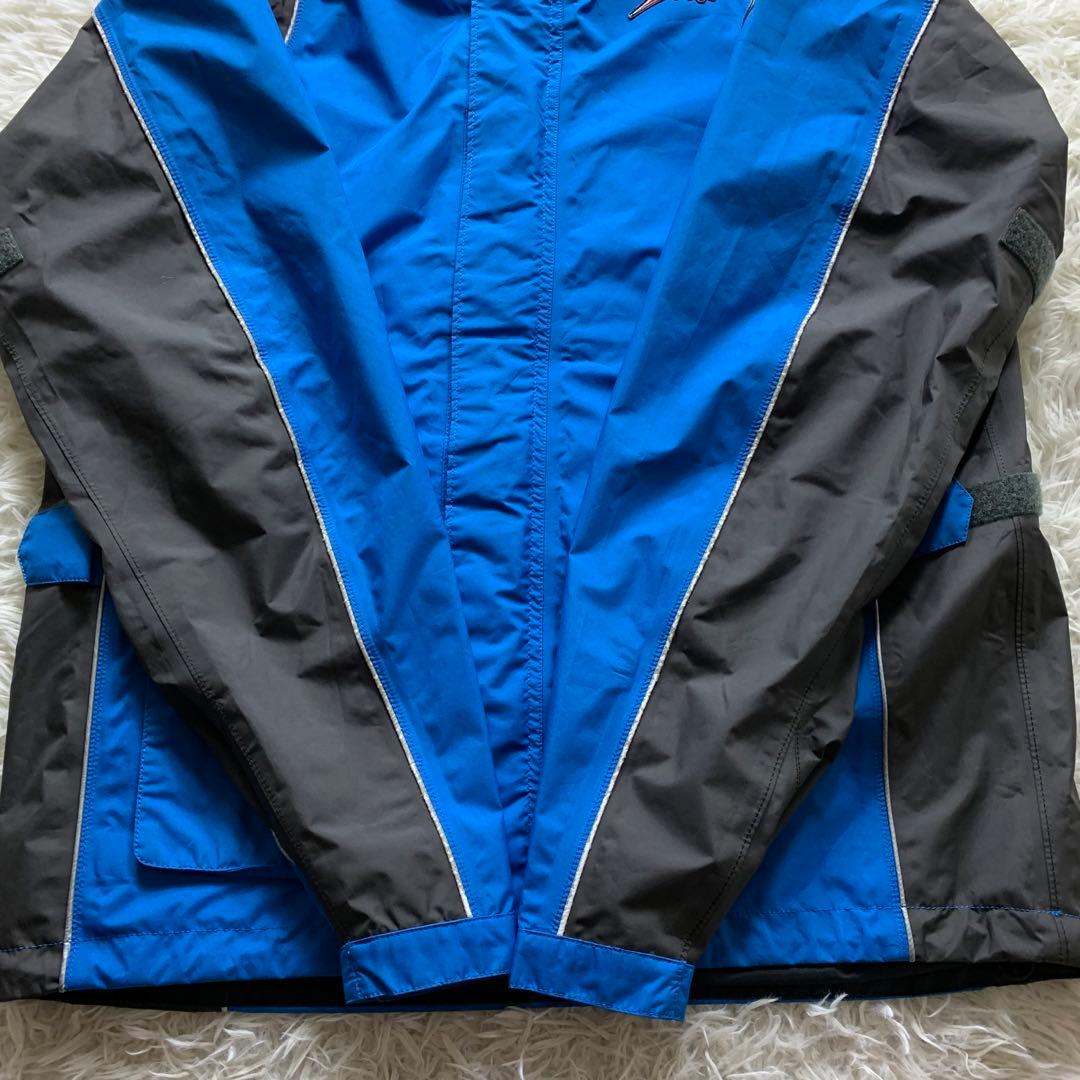 【LLサイズ】クシタニ　レインウェア　セットアップ　ブルー　KUSHITANI