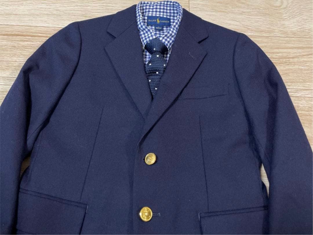 kucchi！美品★ポロラルフローレンフォーマルスーツ４点セット130cm