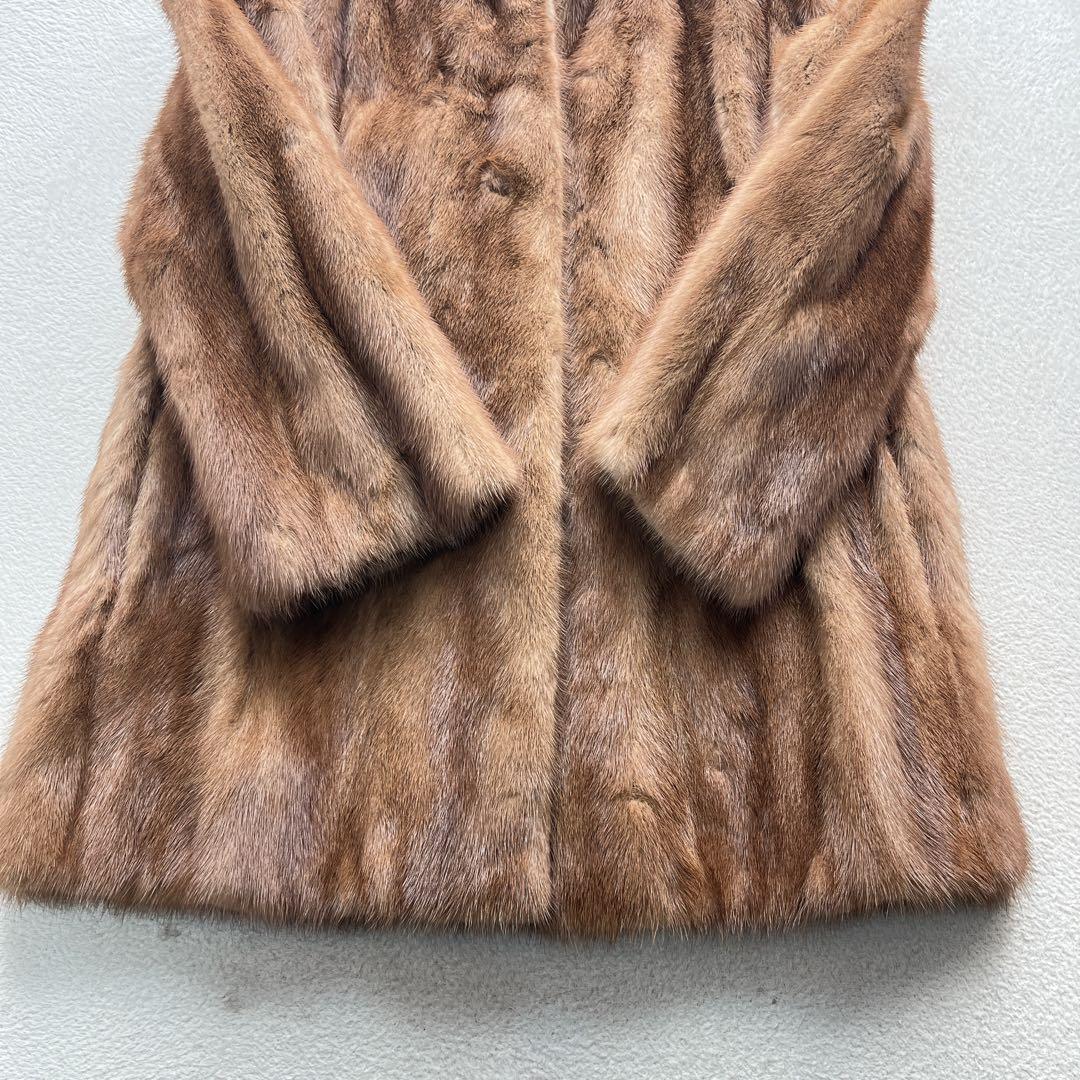 毛皮 リアルファー MINK ミンク パステルミンク コート 11号