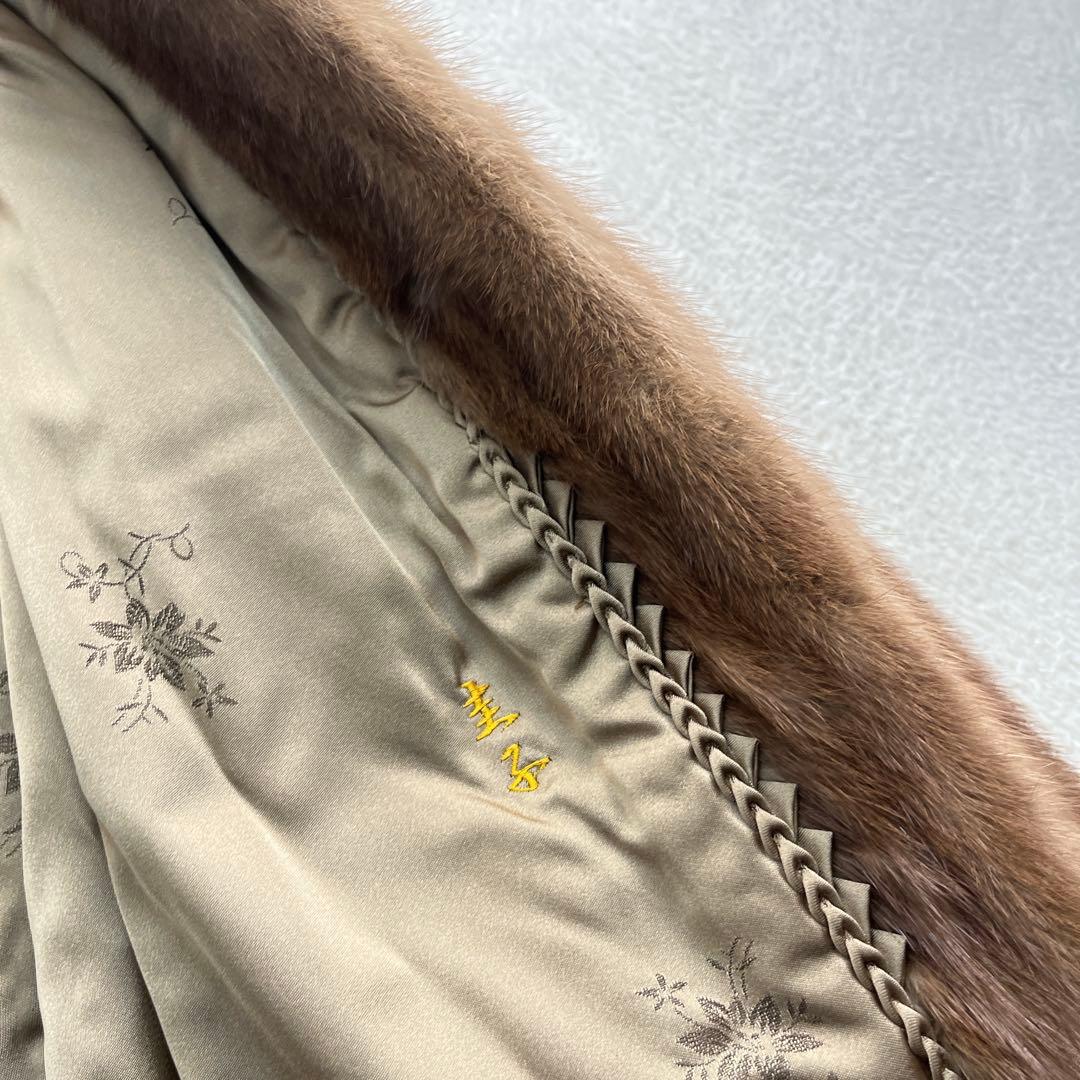 毛皮 リアルファー MINK ミンク パステルミンク コート 11号