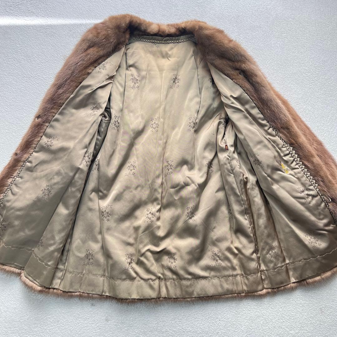 毛皮 リアルファー MINK ミンク パステルミンク コート 11号