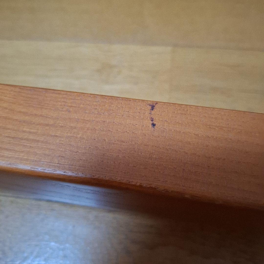 楕円形ガラスセンターテーブル　ガラス部のみ①